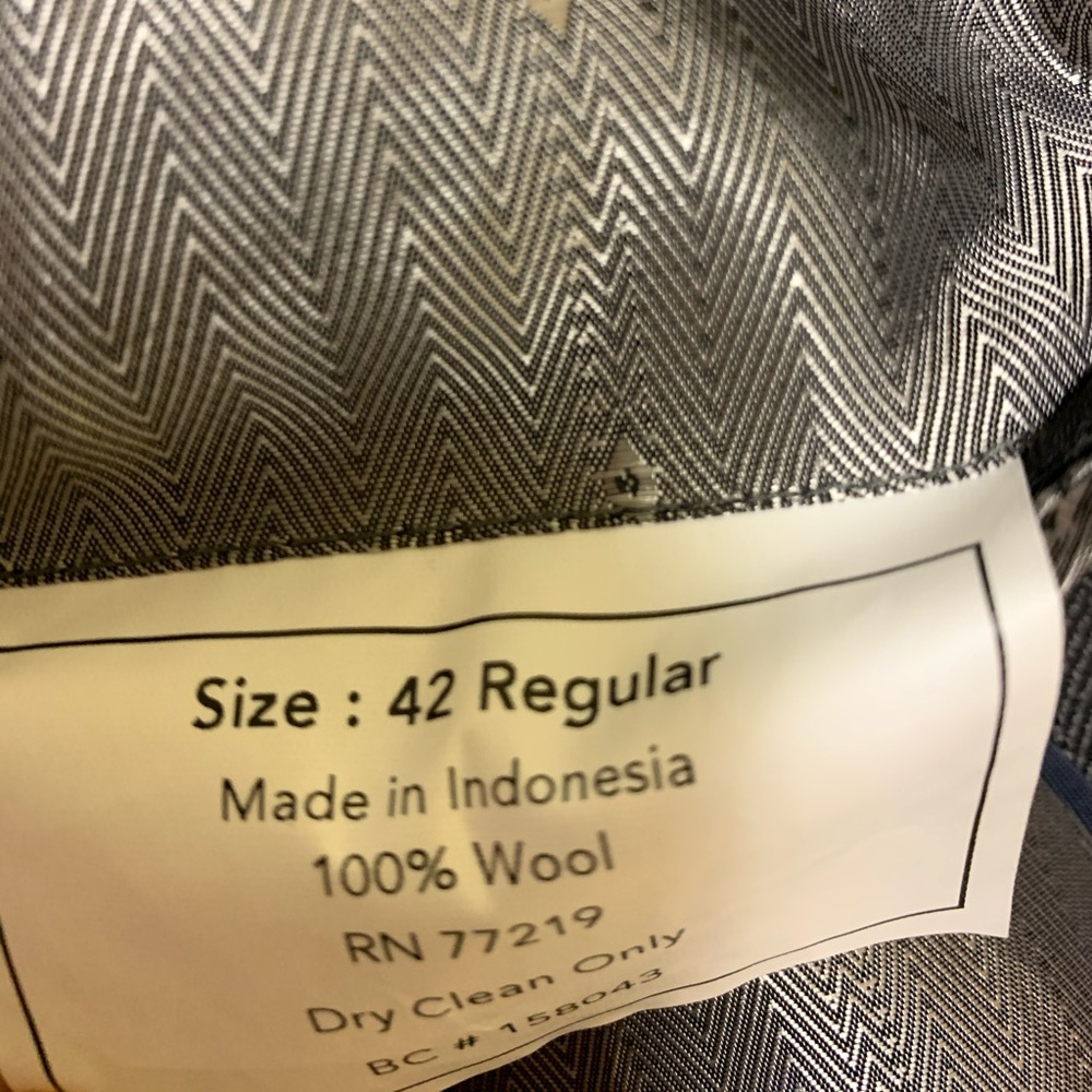 Joseph & Feiss Gold 100% Wool 2 Button Blazer Suit - Picture 5 of 5